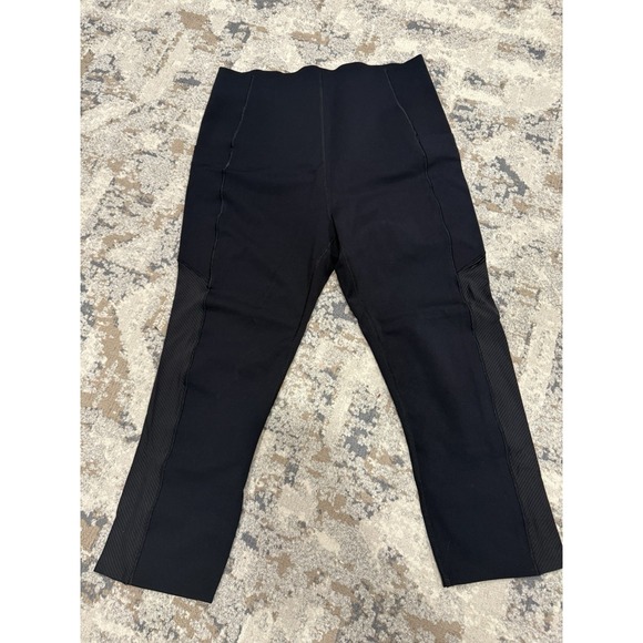 Sweaty Betty Pants - Sweaty Betty High Waist Power Cropped Leggings Black Size Large